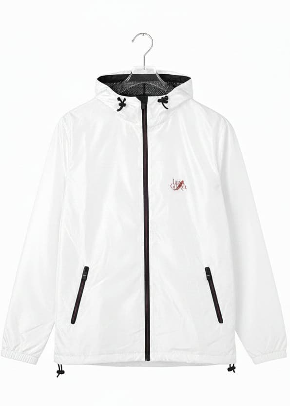 Coupe-vent homme à capuche zippé léger et pratique