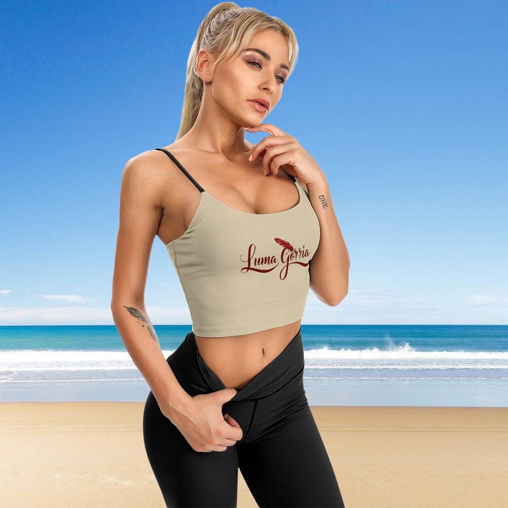 Crop Top Femme à Fines Bretelles. - Luma Gorria vêtement