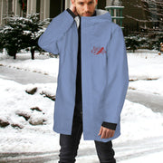 Veste mi-longue homme – Doublée polaire, chaude et confortable