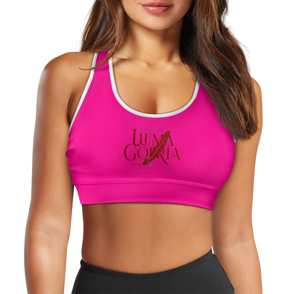 Brassière sport femme – Soutien, confort et poche arrière pratique Luma Gorria vêtement  Brassière sport femme Luma Gorria vêtement
