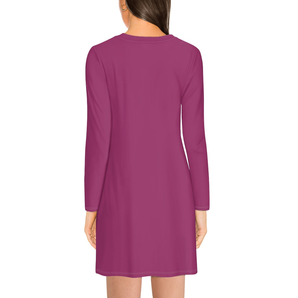 Robe slim femme – Manches longues, extensible et élégante Luma Gorria vêtement  Robe slim femme Luma Gorria vêtement