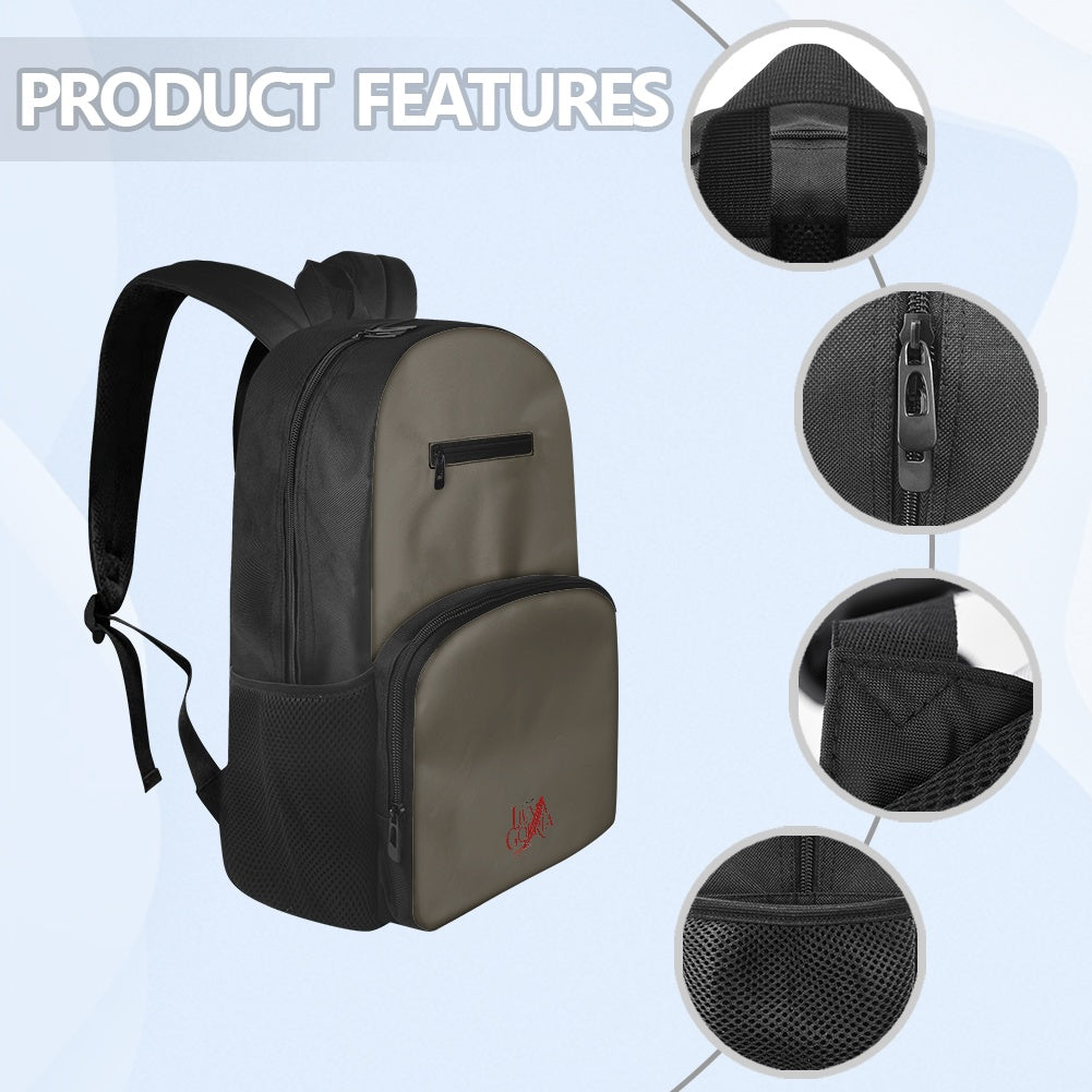 Sac à dos 17 pouces polyester – Confortable, spacieux et pratique Luma Gorria vêtement  sac à dos scolaire Luma Gorria vêtement
