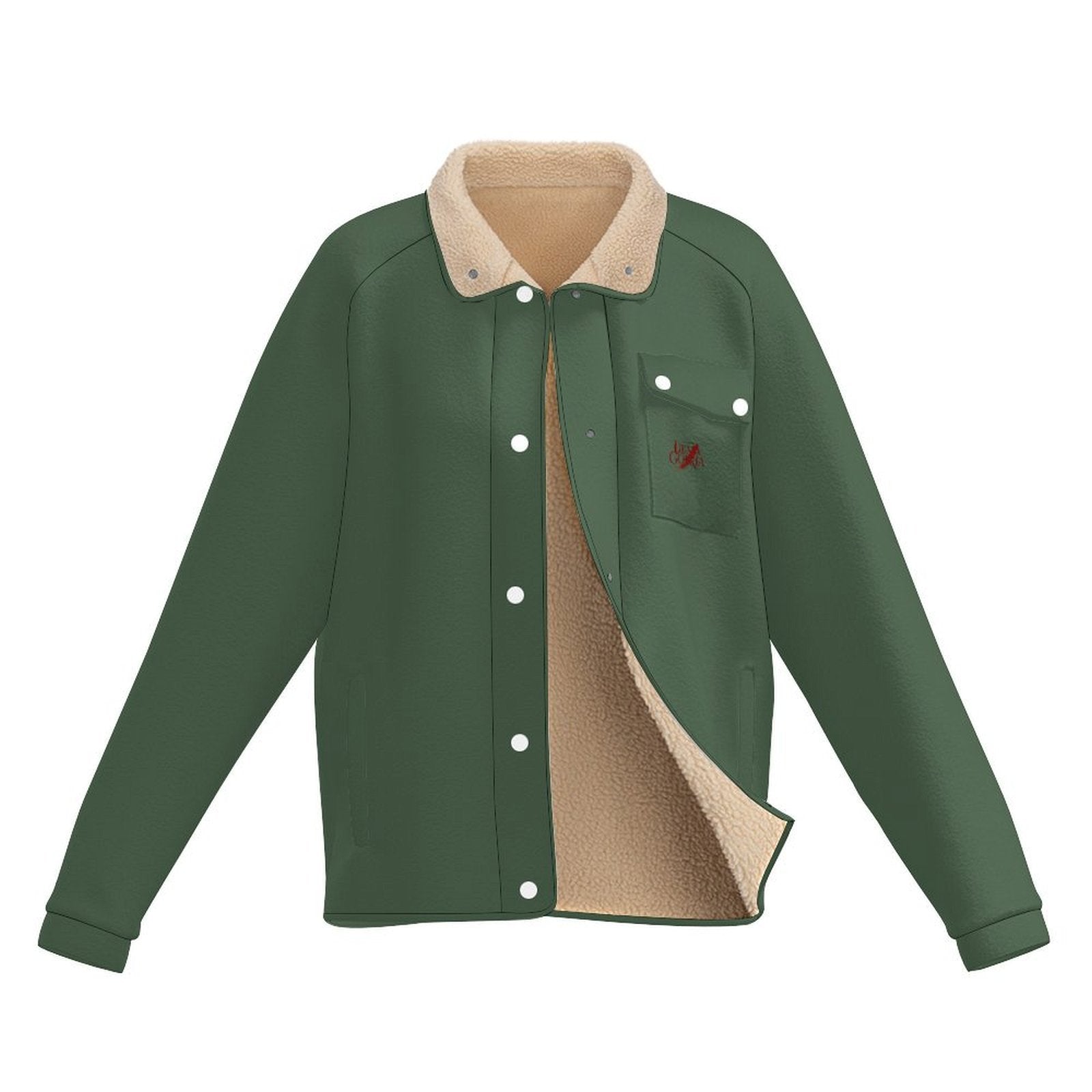 Veste polaire femme col montant doublée sherpa chaude