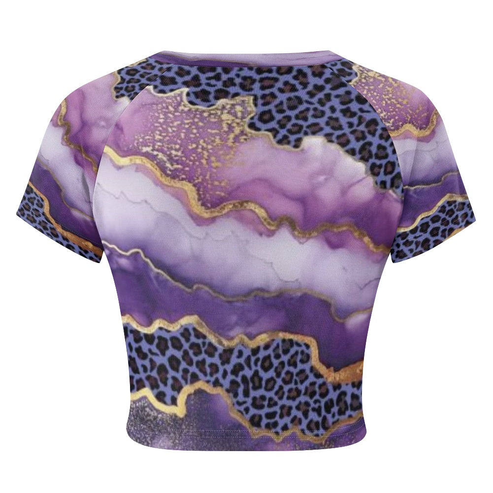 T-shirt court moulant femme – Extensible, doux et polyvalent Luma Gorria vêtement  T-shirt court moulant femme Luma Gorria vêtement