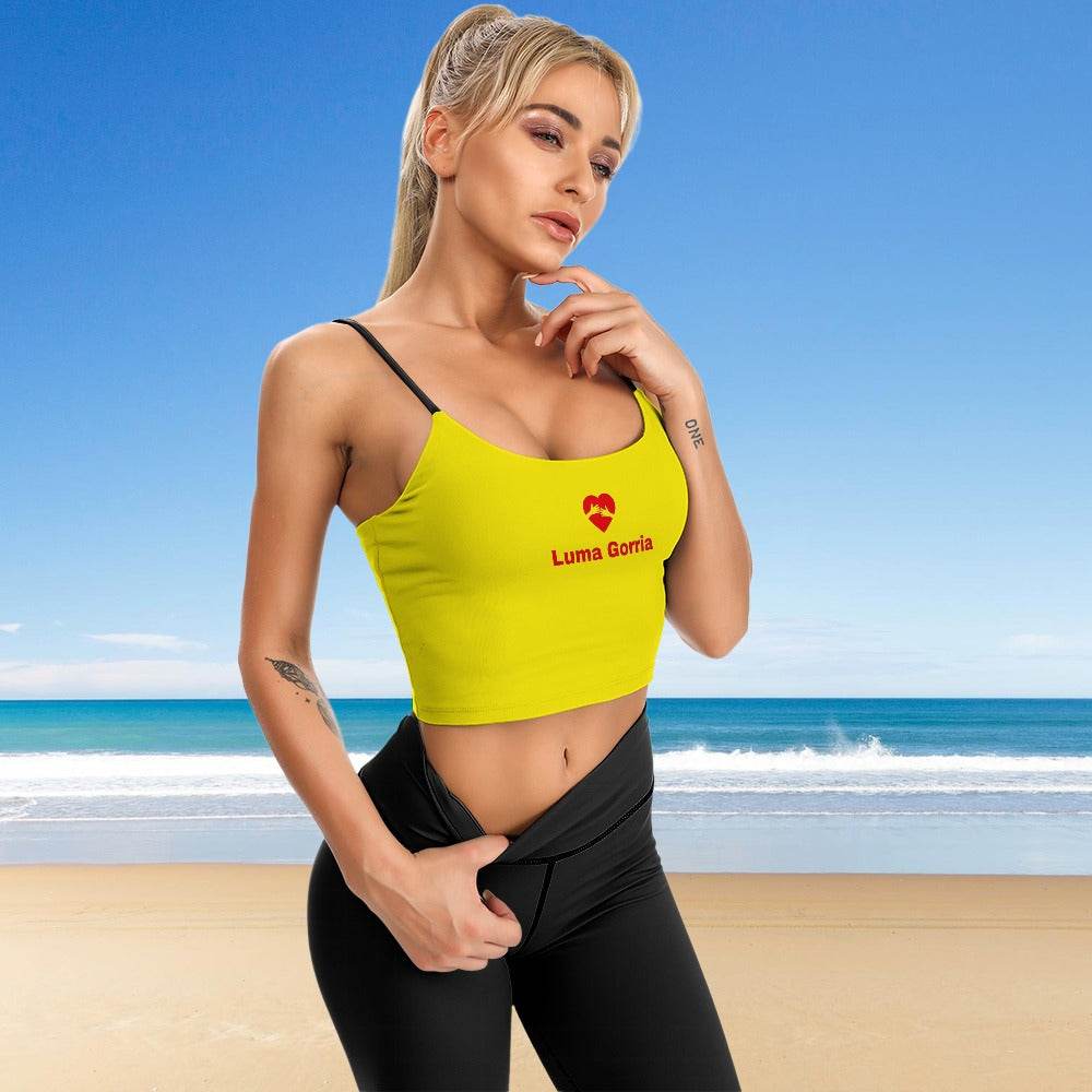 Crop Top Femme à Fines Bretelles – Élégance - Luma Gorria vêtement