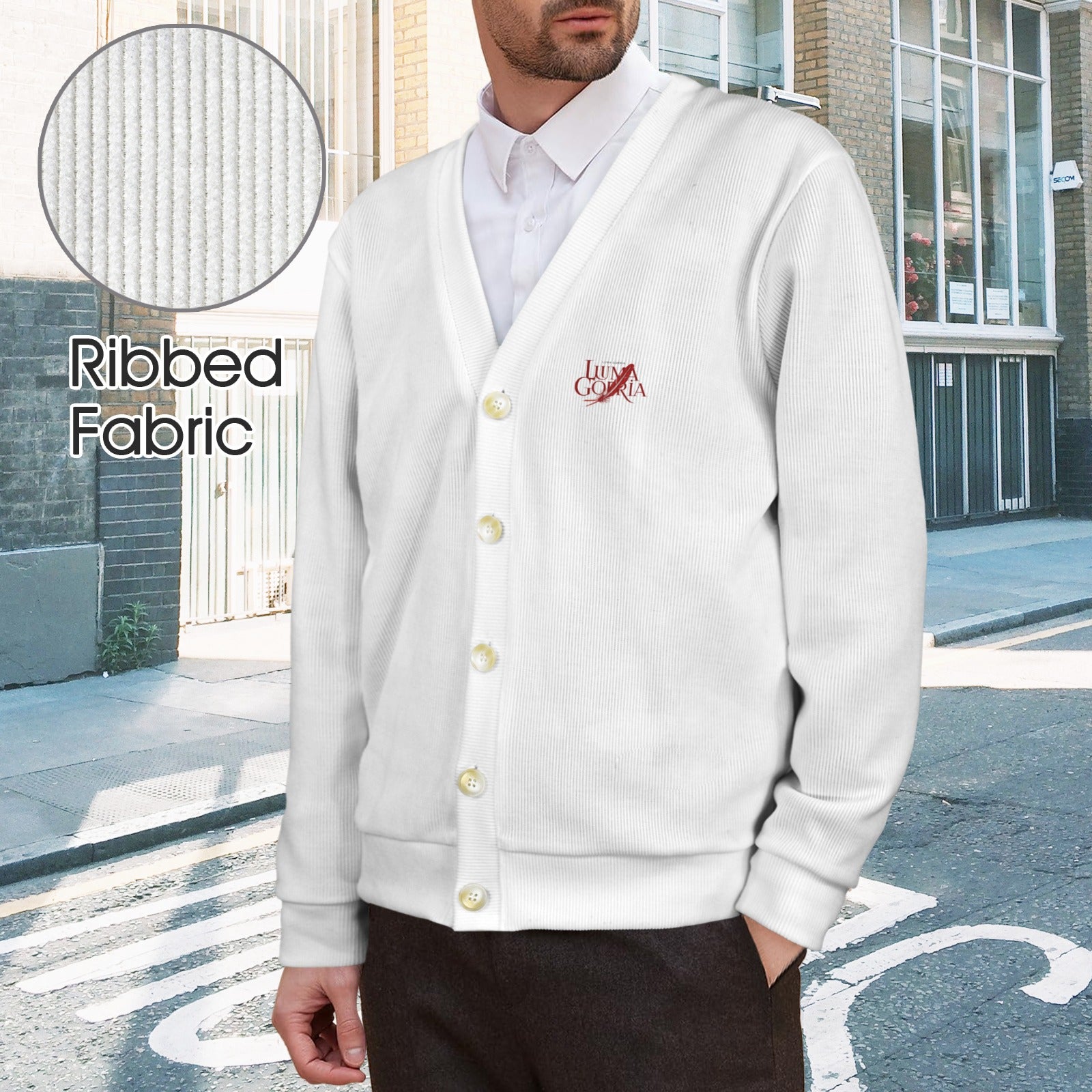 Cardigan homme – Col V, léger et élégant pour toutes occasions