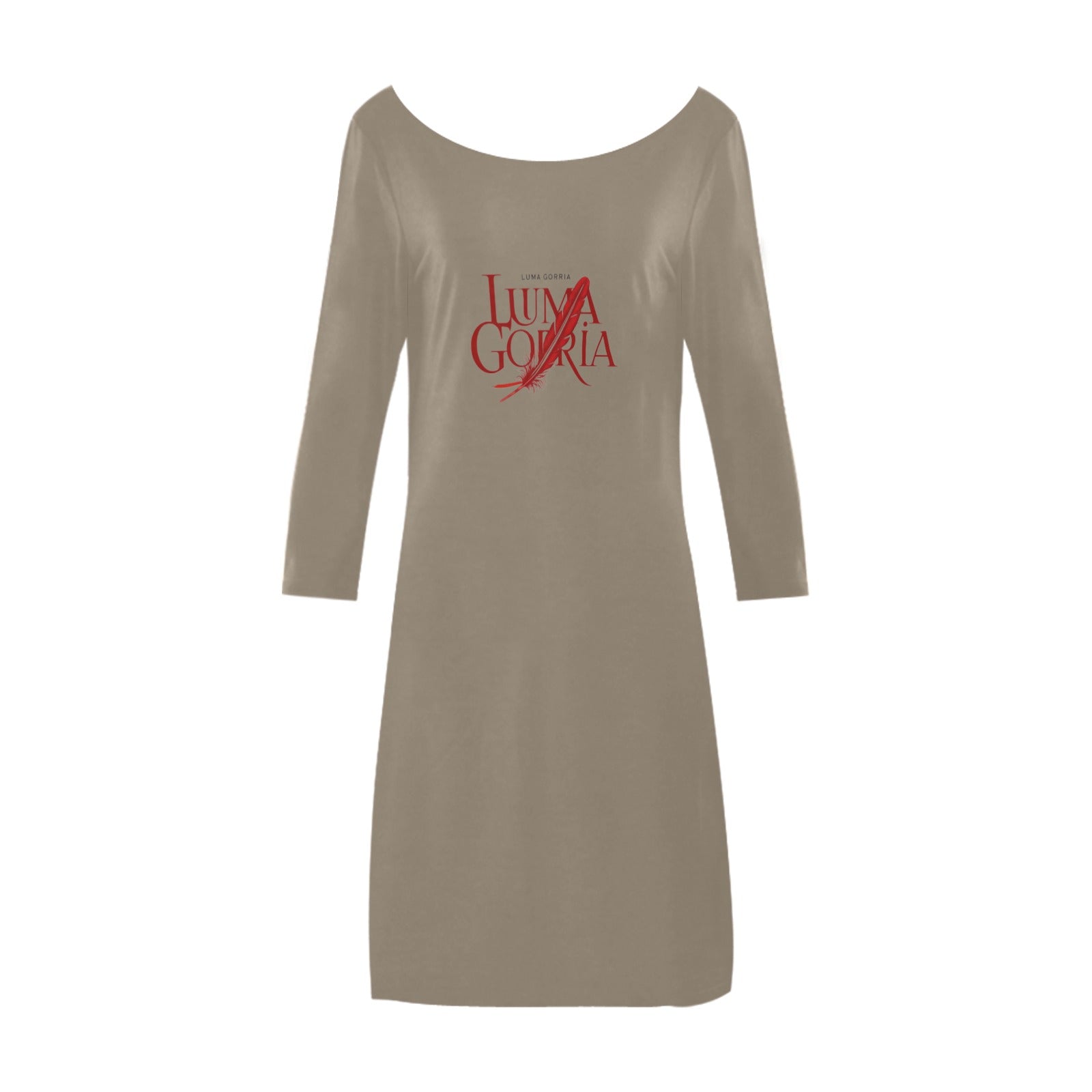 Robe trapèze femme – Col bateau, mi-longue, élégante et fluide