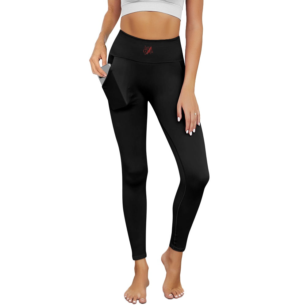 Legging femme – Tissu maillot de bain, respirant avec poches Luma Gorria vêtement  Legging femme avec poches Luma Gorria vêtement