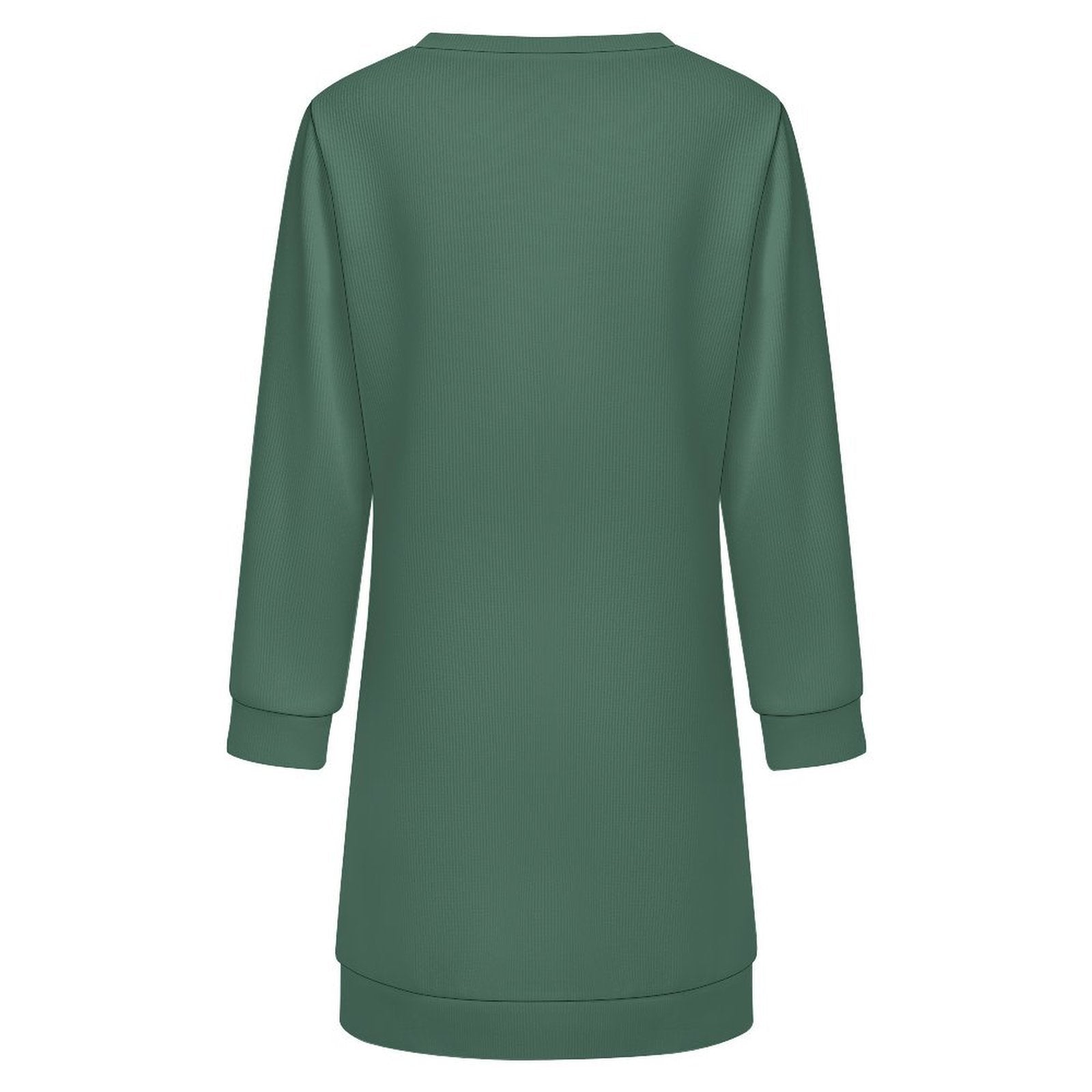 Robe pull femme longue en maille chaude et élégante