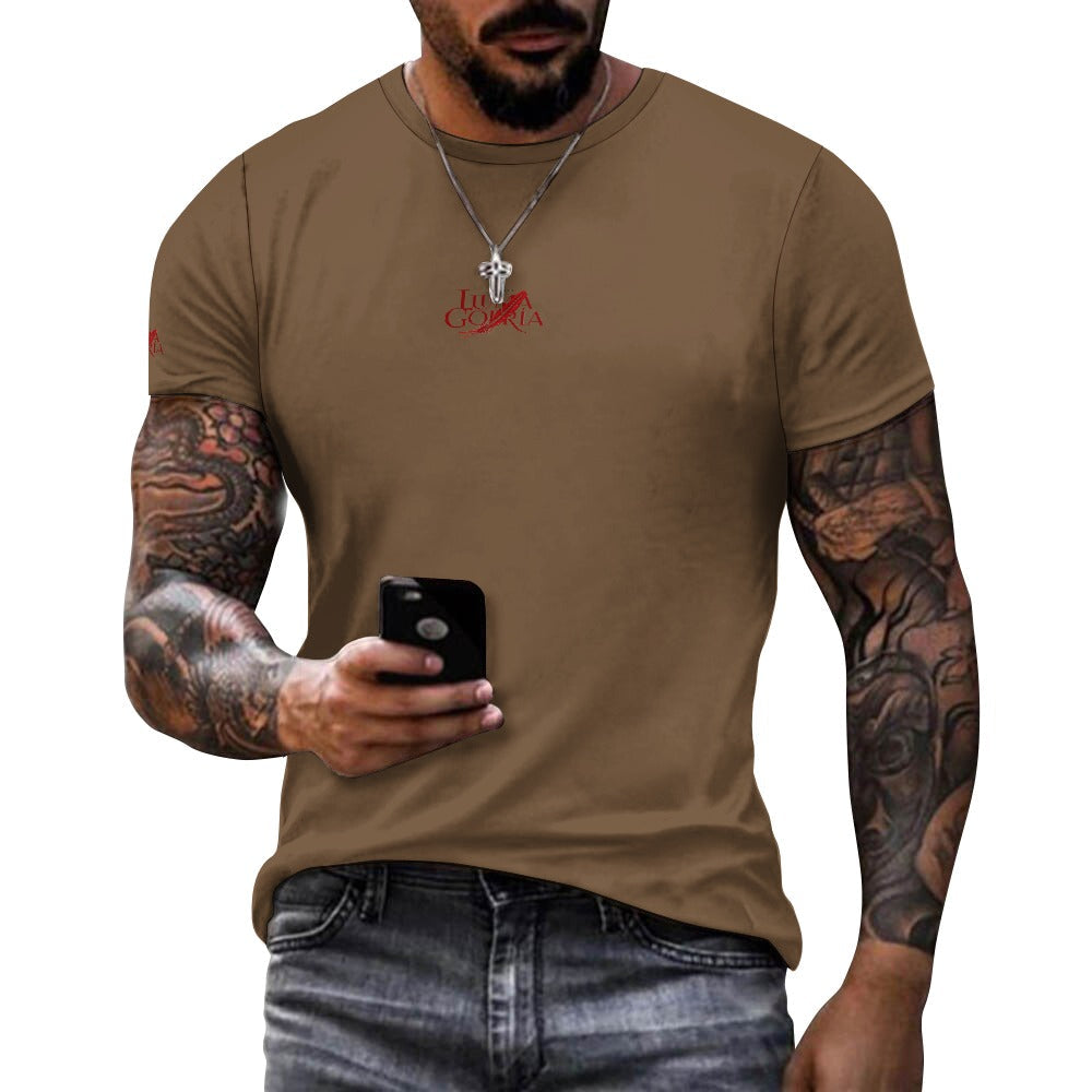 T‑shirt homme col rond pur coton, doux et polyvalent Luma Gorria vetement  T‑shirt homme col rond pur coton Luma Gorria vêtement