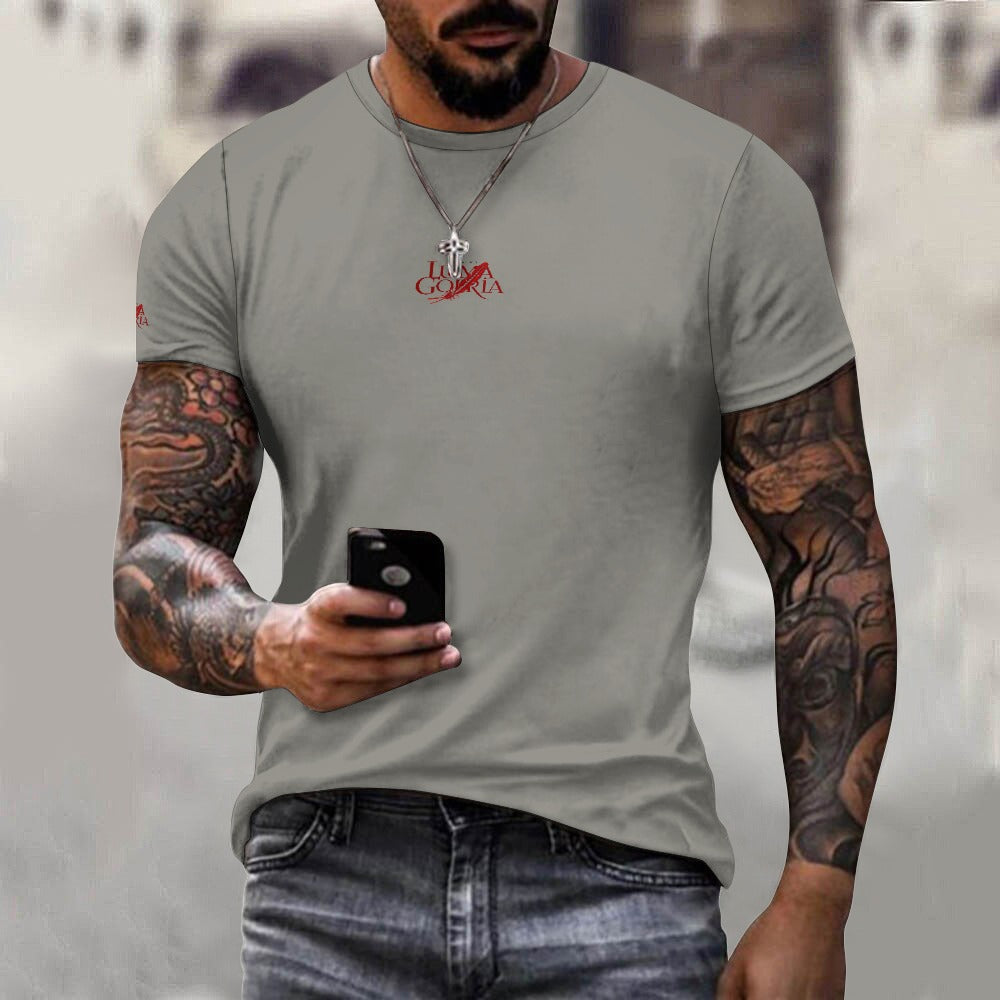 T‑shirt homme col rond pur coton, doux et polyvalent Luma Gorria vetement  T‑shirt homme col rond pur coton Luma Gorria vêtement