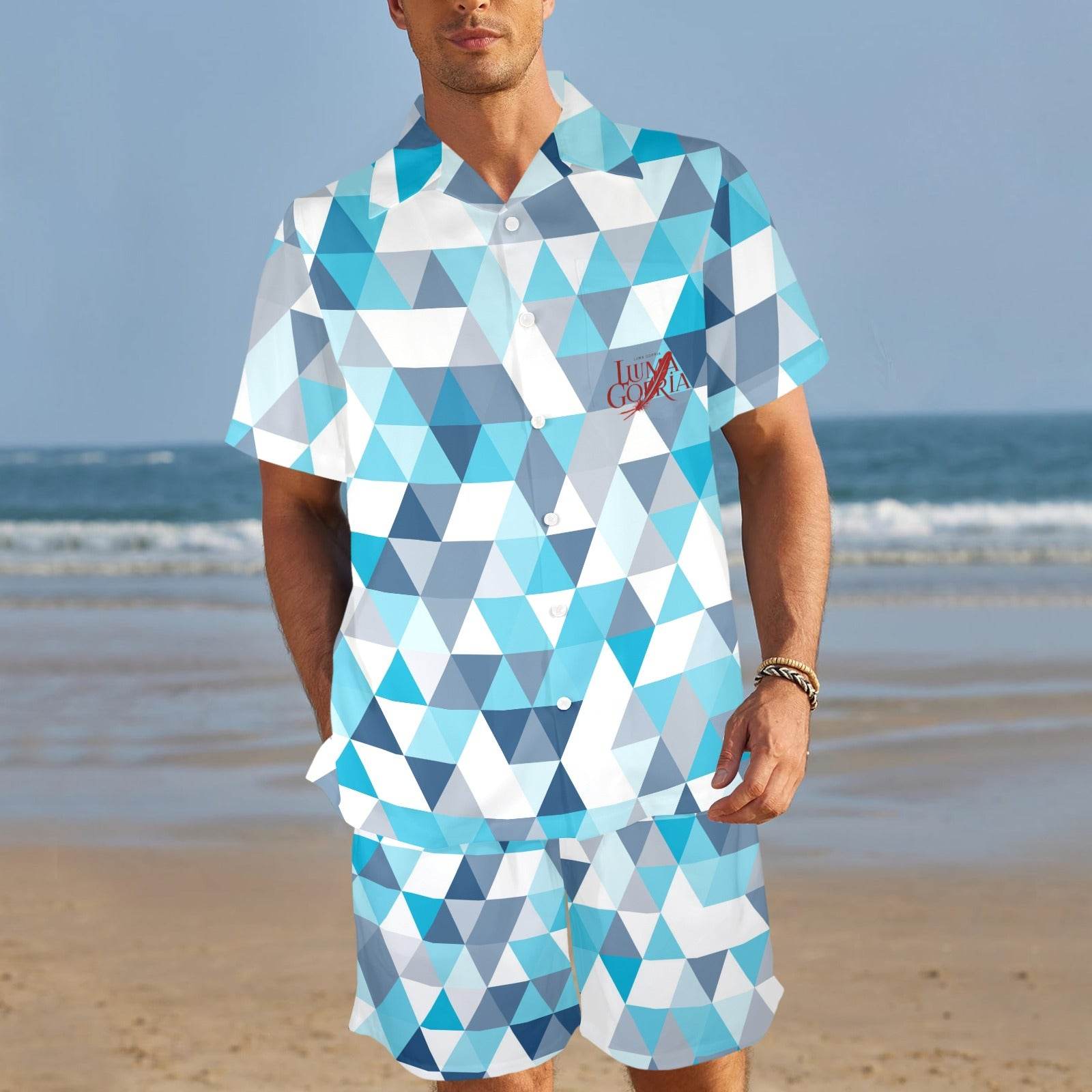 Ensemble chemise et short homme – Léger, extensible et séchage rapide Luma Gorria vêtement  ensemble homme Luma Gorria vêtement