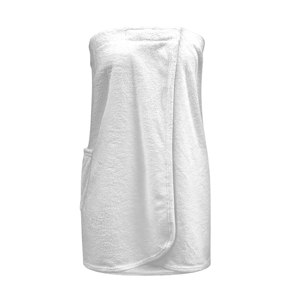 Serviette de bain femme velcro – Douce, chaude et avec poche Luma Gorria vêtement  serviette de toilette Luma Gorria vêtement