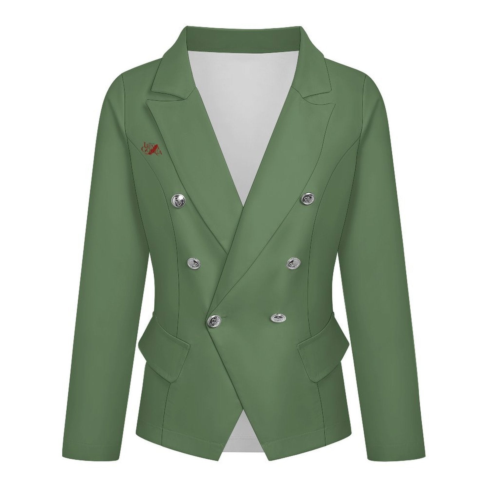 Blazer croisé femme élégant à bouton unique