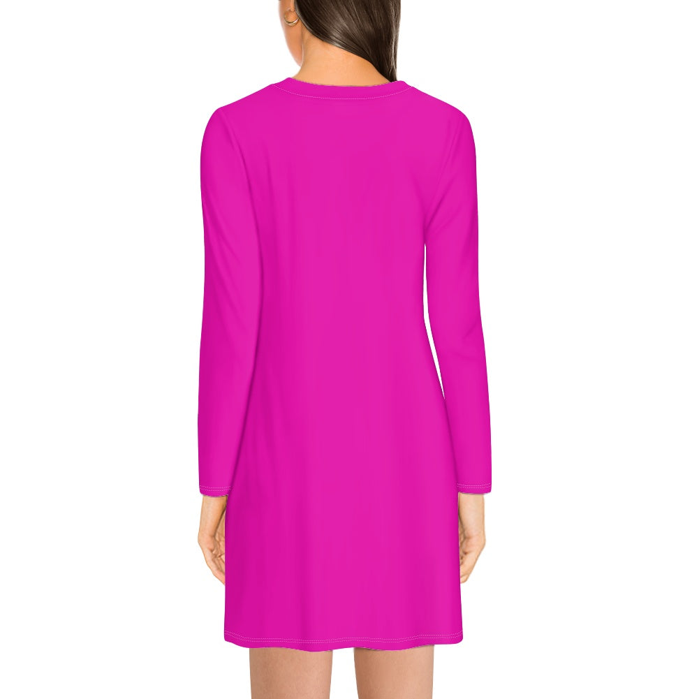 Robe slim femme – Manches longues, extensible et élégante Luma Gorria vêtement  Robe slim femme Luma Gorria vêtement