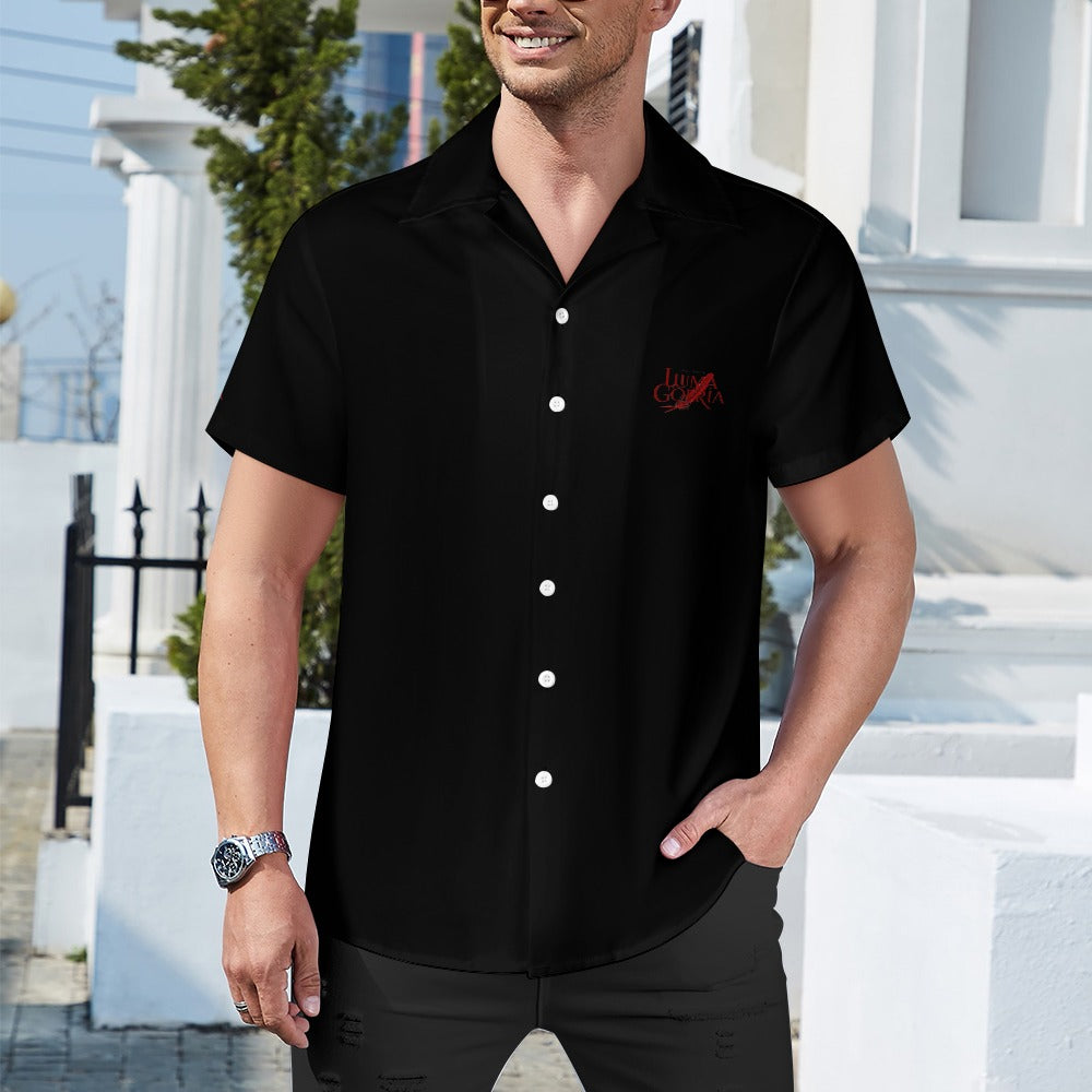Cuban collar shirt Inkedjoy   Luma Gorria vêtement