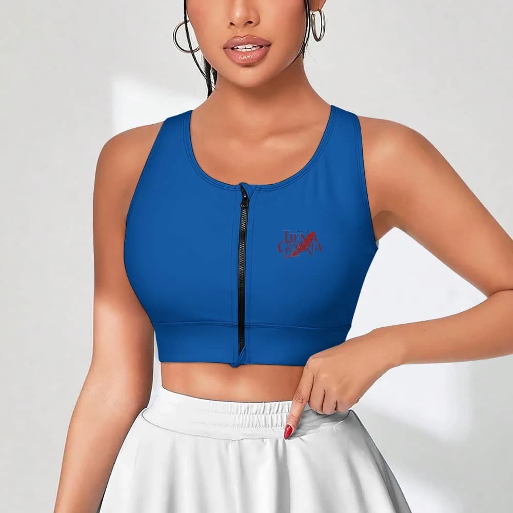 Brassière femme zippée légère