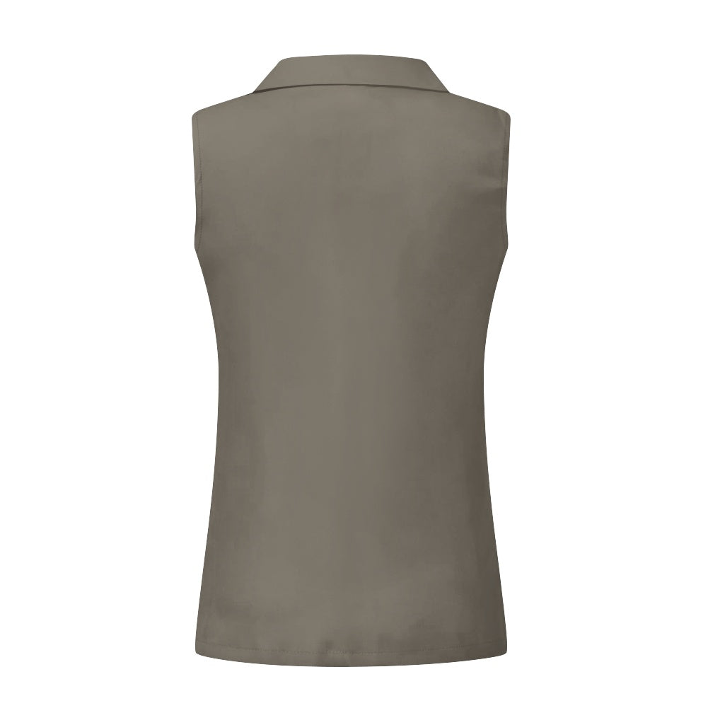 Gilet femme – Élégant, léger et confortable en polyester Luma Gorria vêtement  Gilet femme Luma Gorria vêtement
