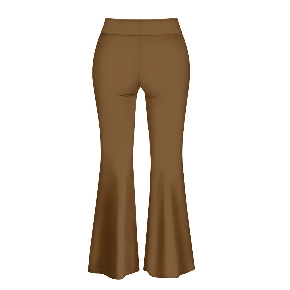 Pantalon évasé femme – Taille haute avec fente élégante Luma Gorria vêtement  pantalon femme Luma Gorria vêtement