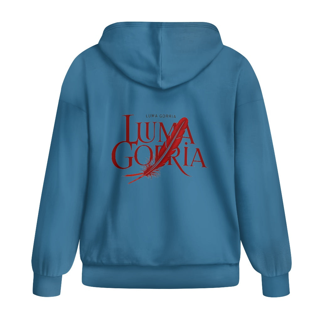 Sweat à capuche zippé femme – Ample, confortable et pratique Luma Gorria vêtement  hoodie Luma Gorria vêtement