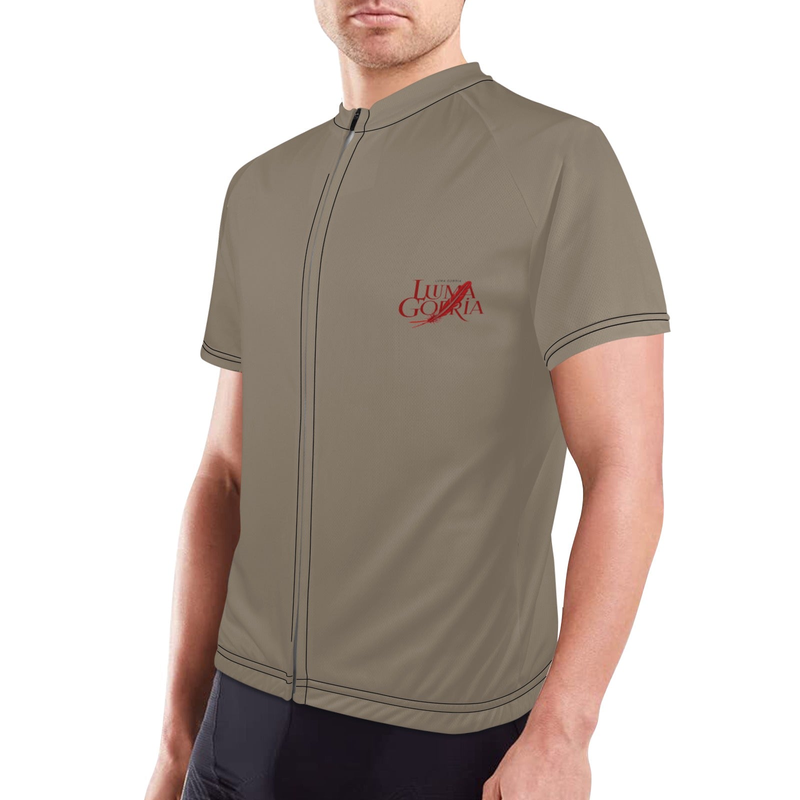Maillot cyclisme homme – Respirant, poches arrière, bande réfléchissante