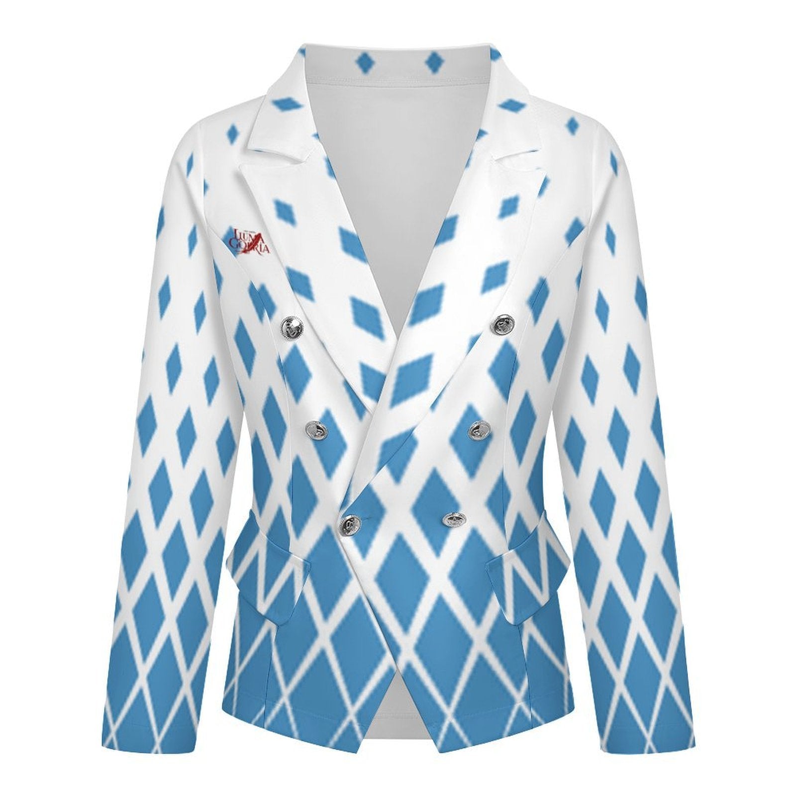 Blazer croisé femme élégant à bouton unique