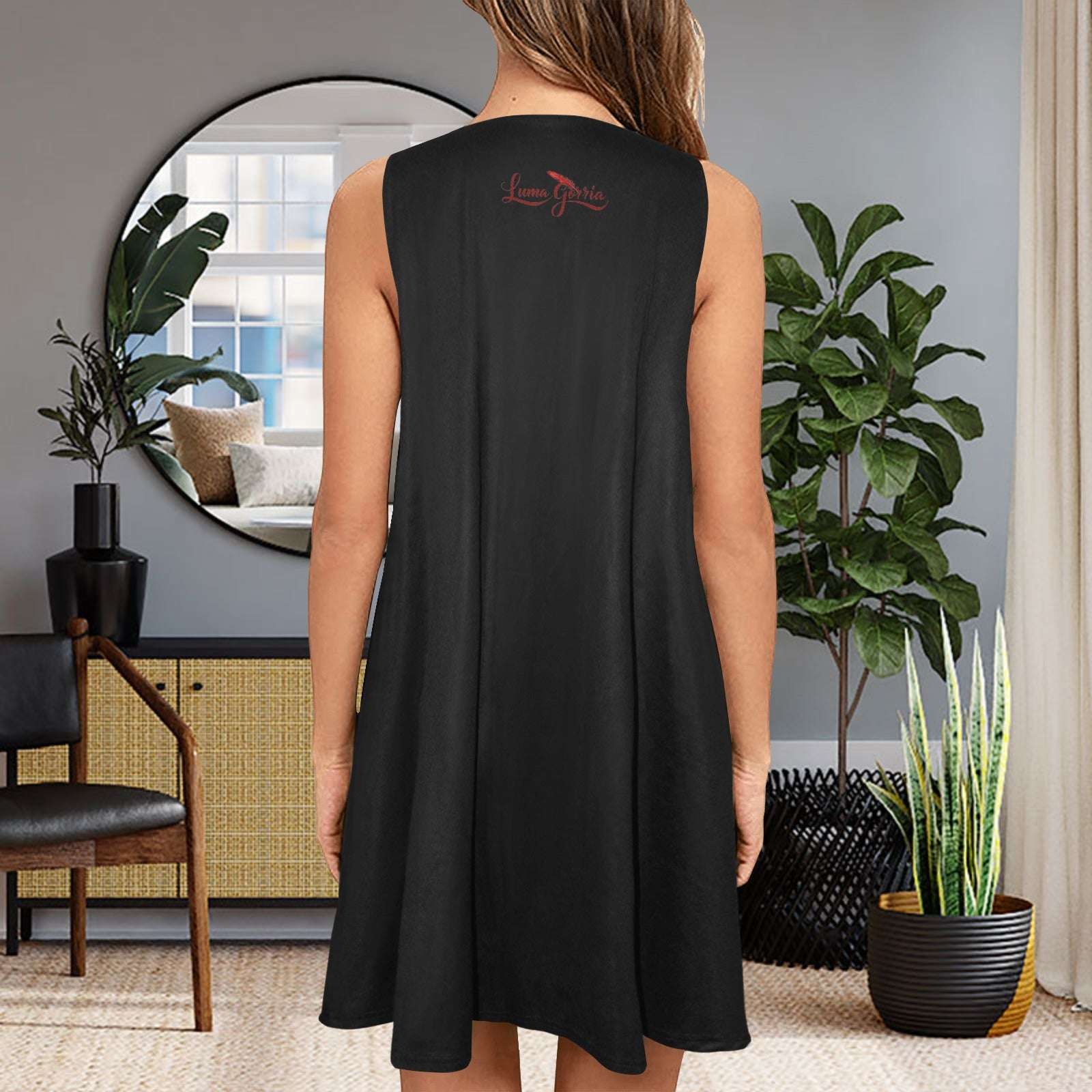 Robe Trapèze Sans Manches avec Poches – Élégance Décontractée, Confort Absolu Luma Gorria vêtement  robe trapèze Luma Gorria vêtement