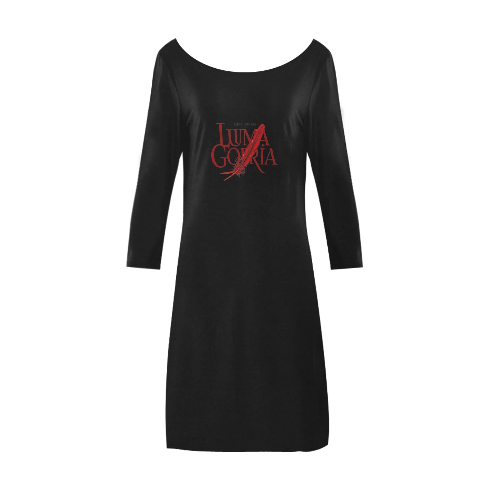 Robe trapèze femme – Col bateau, mi-longue, élégante et fluide
