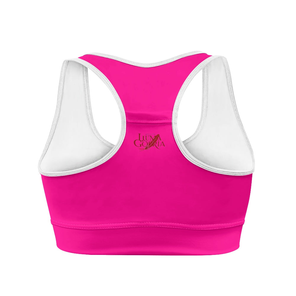 Brassière sport femme – Soutien, confort et poche arrière pratique Luma Gorria vêtement  Brassière sport femme Luma Gorria vêtement