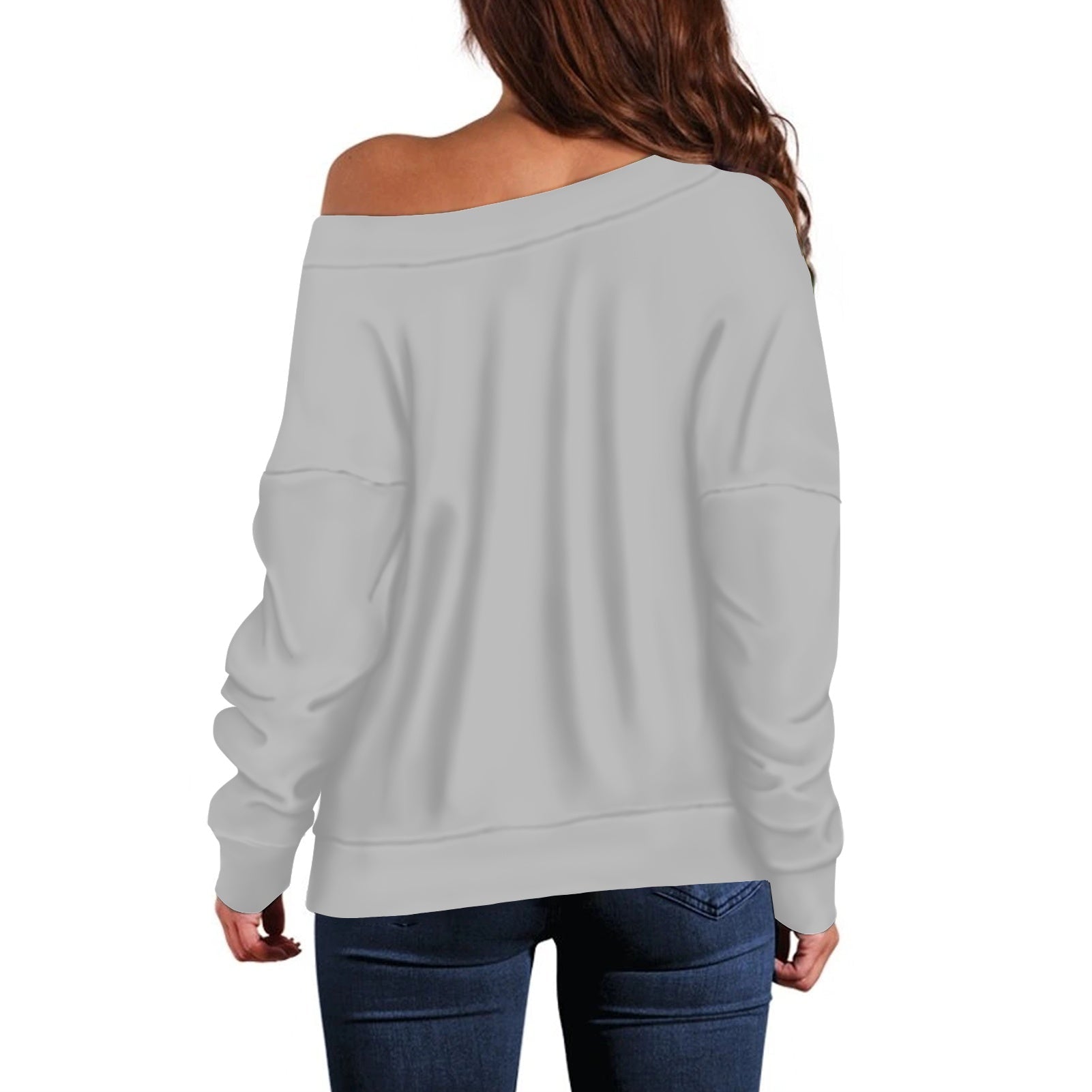 Pull femme – Style moderne à épaule dénudée, doux et extensible Luma Gorria vêtement  Pull femme Luma Gorria vêtement