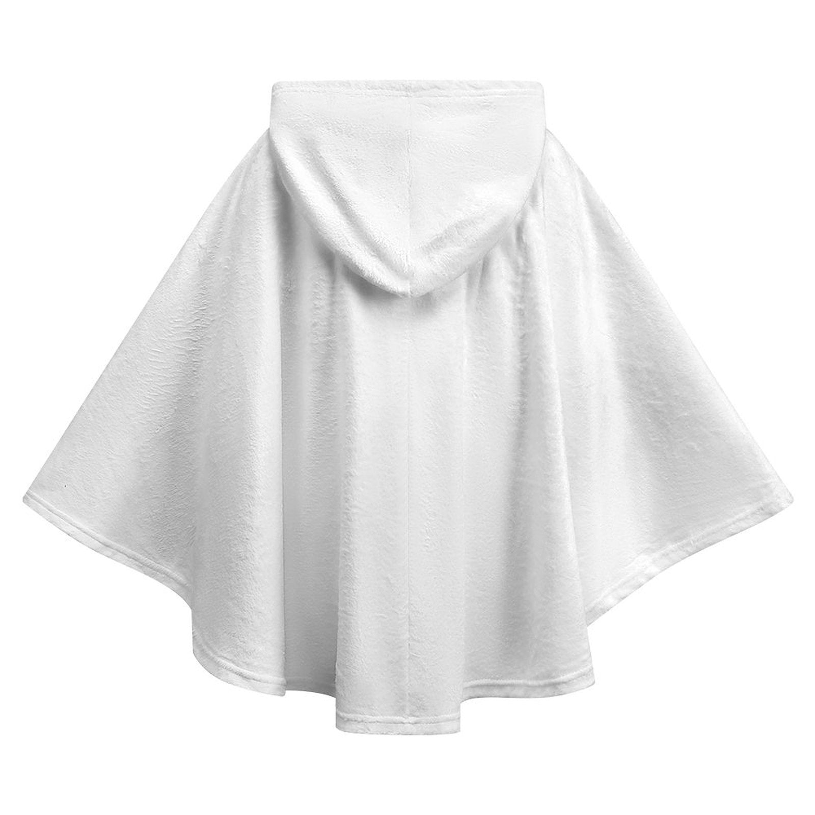 Cape à capuche polaire – Douce, chaude et confortable en flanelle