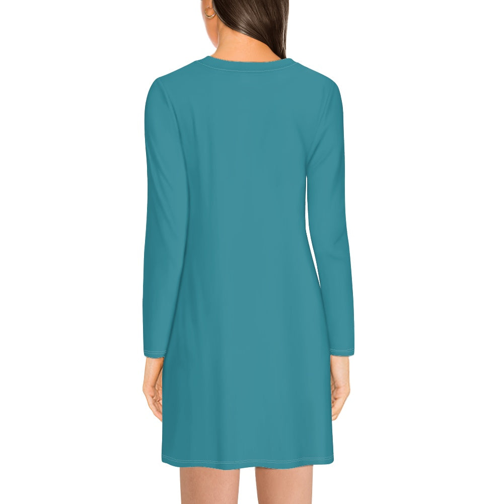 Robe slim femme – Manches longues, extensible et élégante Luma Gorria vêtement  Robe slim femme Luma Gorria vêtement