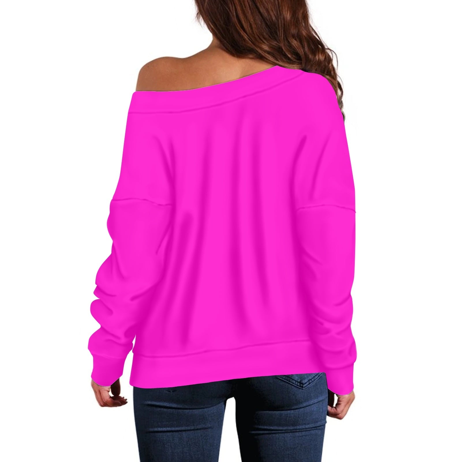 Pull femme – Style moderne à épaule dénudée, doux et extensible Luma Gorria vêtement  Pull femme Luma Gorria vêtement