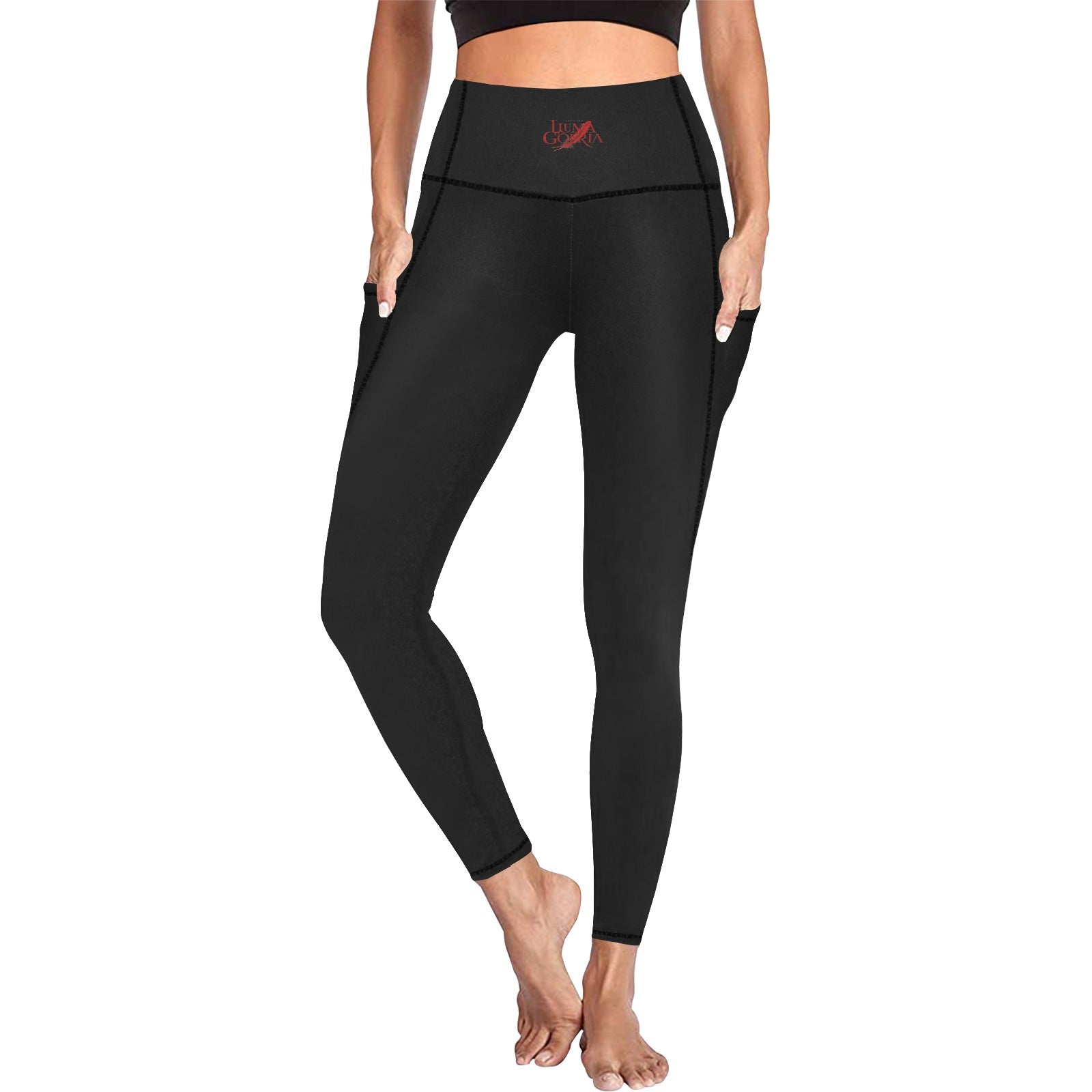 Legging femme taille haute avec poches Luma Gorria vetement  Legging femme taille haute avec poches Luma Gorria vêtement