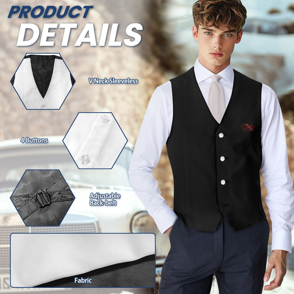 Gilet de costume homme – Col V, sans manches et ajustable Luma Gorria vêtement  Gilet de costume homme Luma Gorria vêtement