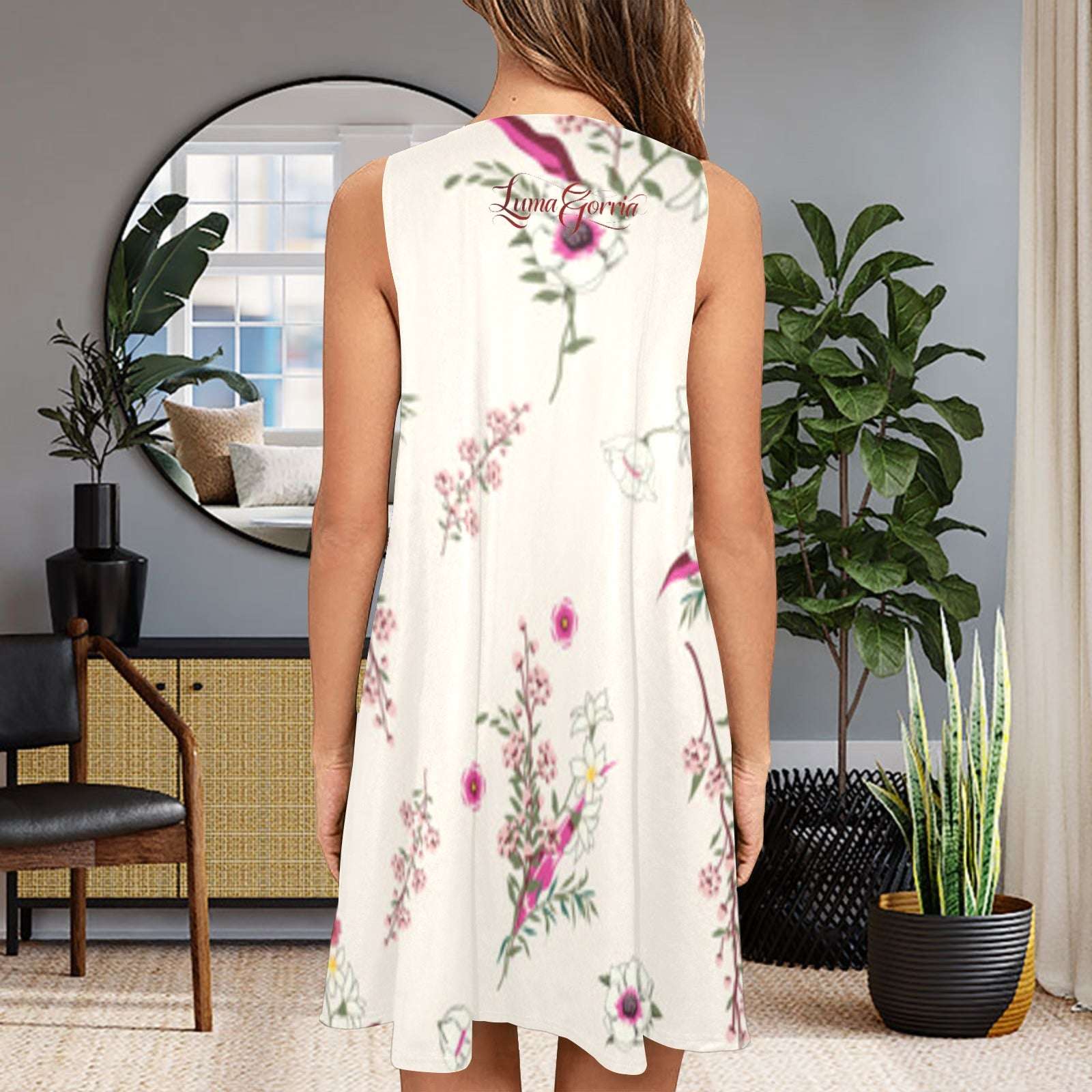 Robe Trapèze Sans Manches avec Poches – Élégante, Confortable et Polyvalente Luma Gorria vêtement  robe trapèze Luma Gorria vêtement