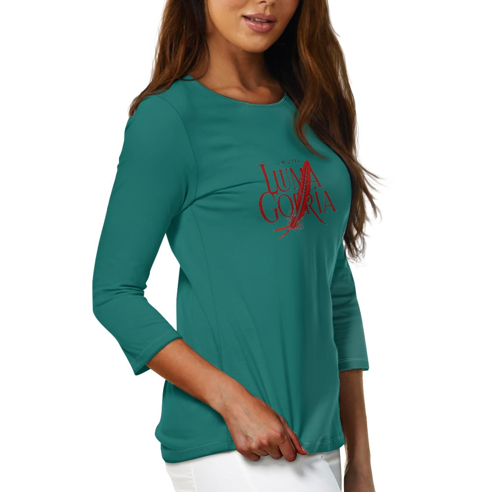 Haut femme manches 3/4 – Doux, élégant et pratique au quotidien Luma Gorria vêtement 38.00 Haut femme manches 3/4 Luma Gorria vêtement