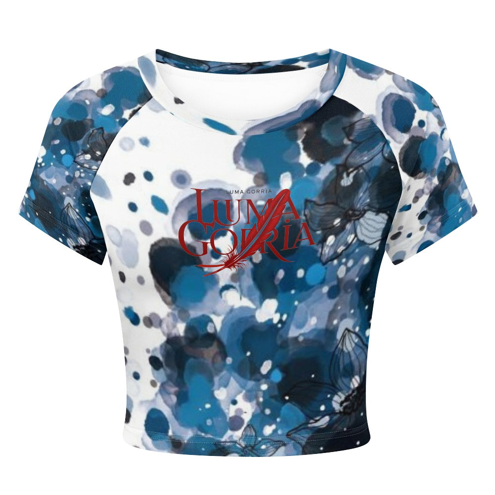 T-shirt court moulant femme – Extensible, doux et polyvalent Luma Gorria vêtement  T-shirt court moulant femme Luma Gorria vêtement