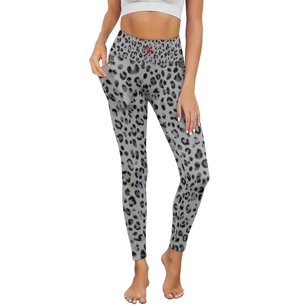 Legging femme – Tissu maillot de bain, respirant avec poches Luma Gorria vêtement  Legging femme avec poches Luma Gorria vêtement