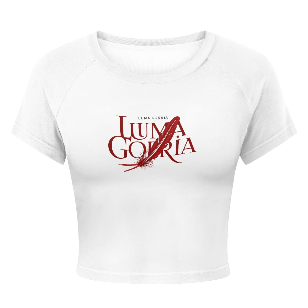 T-shirt court moulant femme – Extensible, doux et polyvalent Luma Gorria vêtement  T-shirt court moulant femme Luma Gorria vêtement