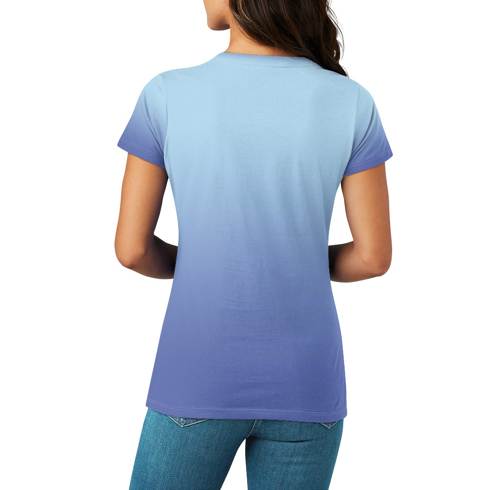 T-shirt femme col V – Manches courtes, doux et extensible Luma Gorria vêtement  T-shirt femme col V Luma Gorria vêtement