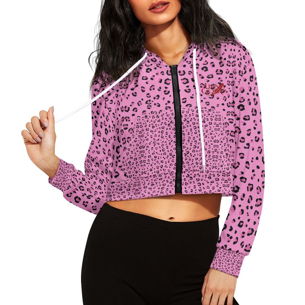 Sweat à capuche court femme – Zippé, tendance et confortable Luma Gorria vêtement 45.00 Sweat à capuche court femme Luma Gorria vêtement