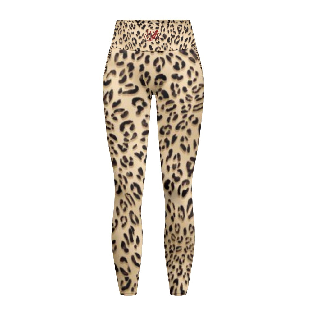 Legging femme – Tissu maillot de bain, respirant avec poches Luma Gorria vêtement  Legging femme avec poches Luma Gorria vêtement