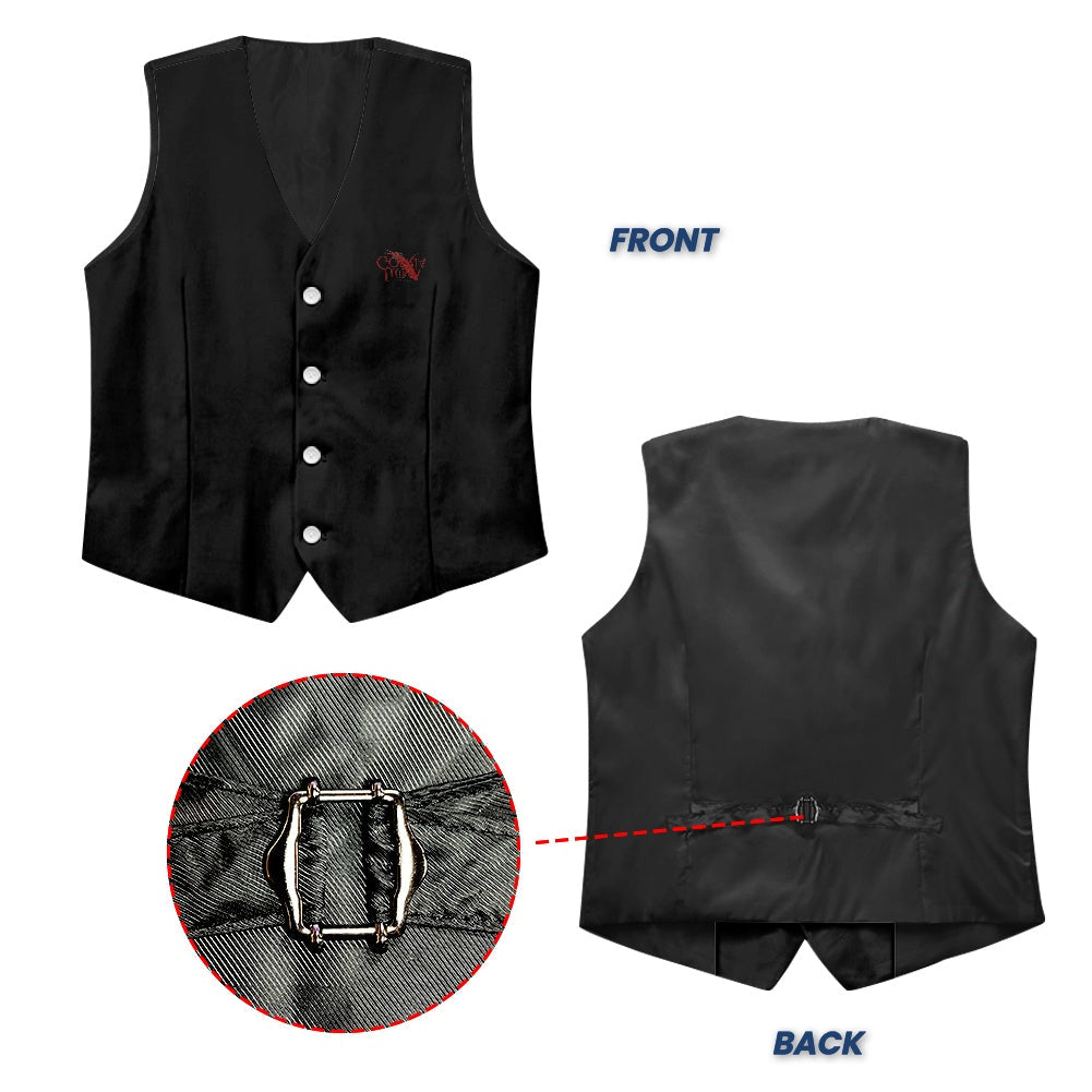 Gilet de costume homme – Col V, sans manches et ajustable Luma Gorria vêtement  Gilet de costume homme Luma Gorria vêtement