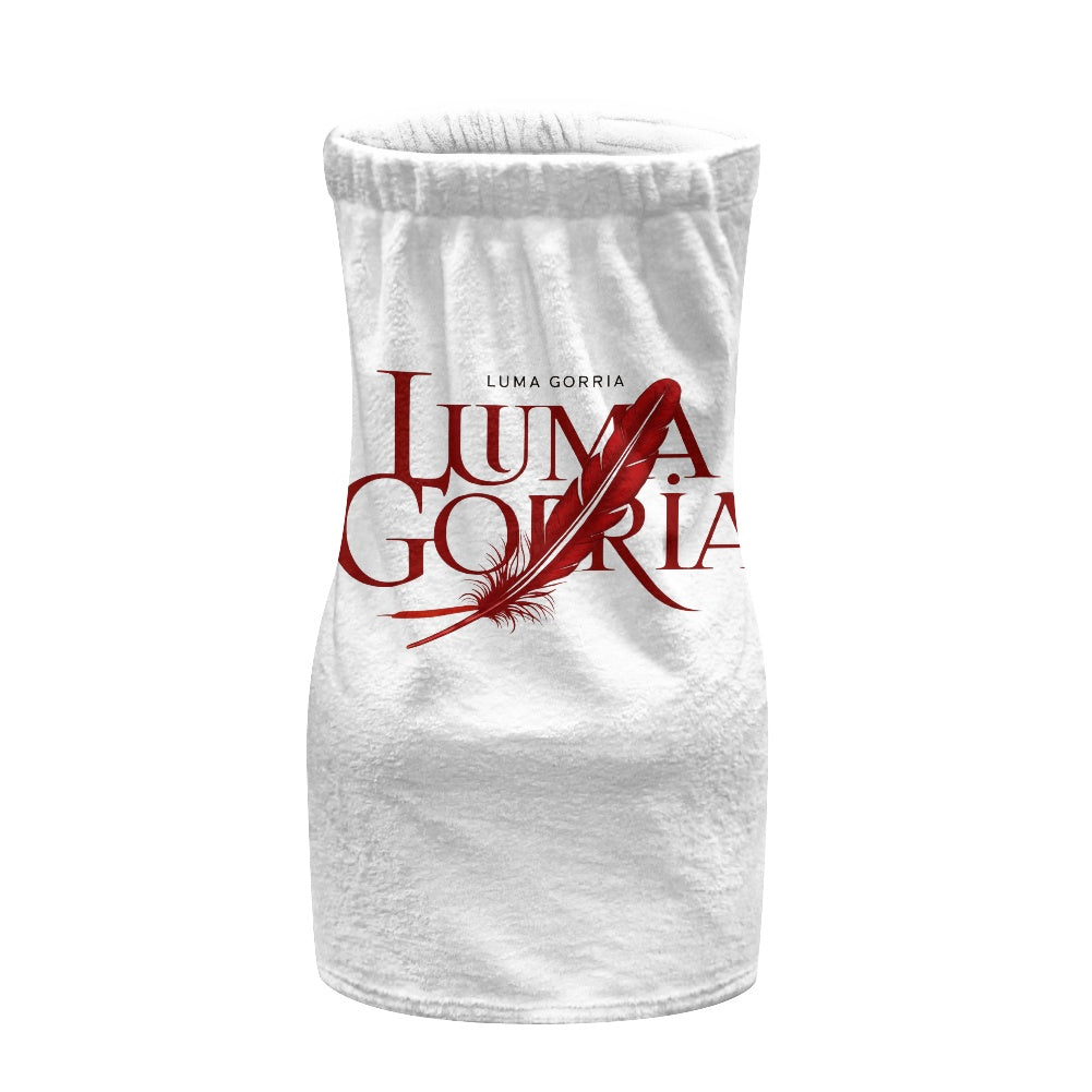 Serviette de bain femme velcro – Douce, chaude et avec poche Luma Gorria vêtement  serviette de toilette Luma Gorria vêtement