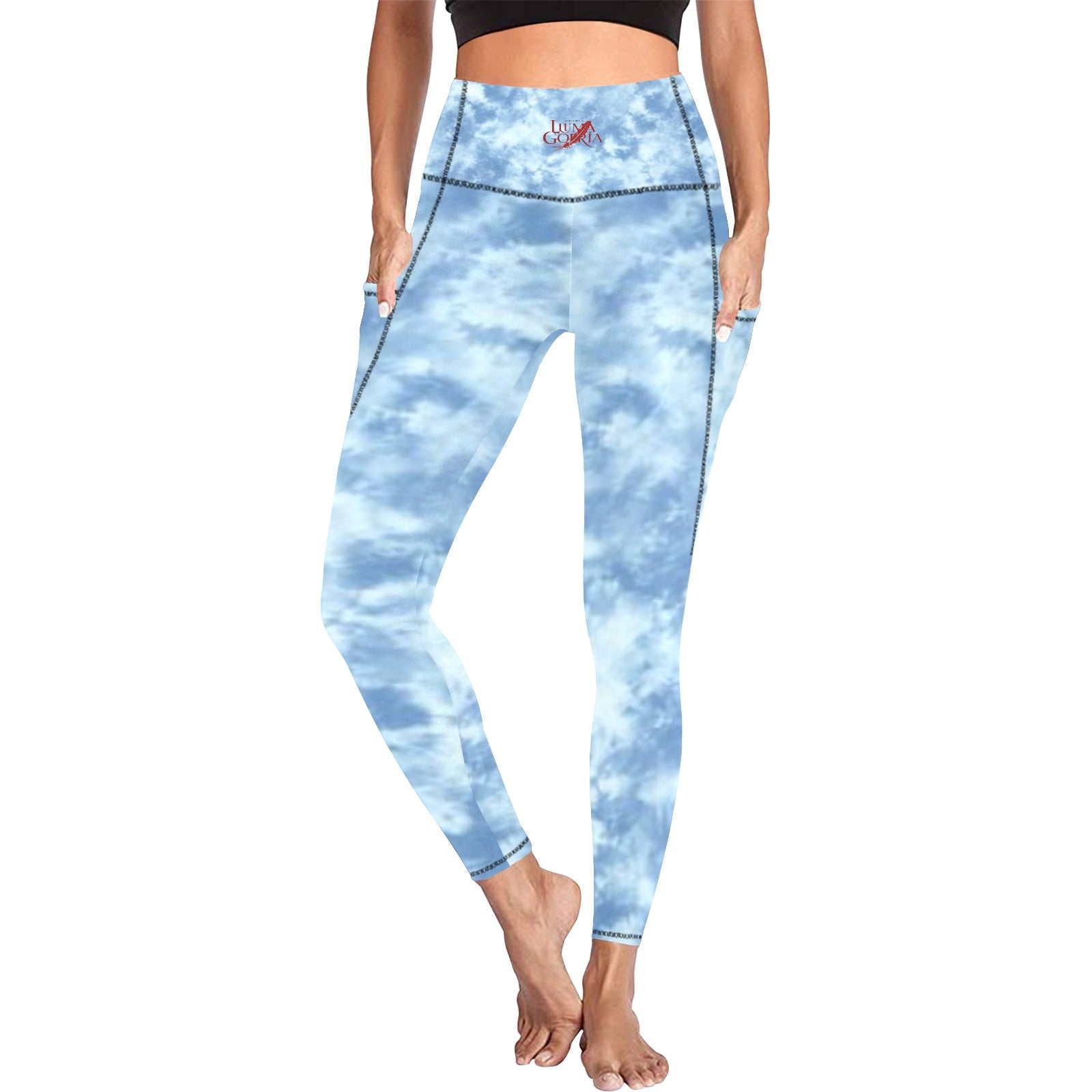 Legging femme taille haute avec poches Luma Gorria vetement  Legging femme taille haute avec poches Luma Gorria vêtement