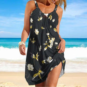 Robe de plage à bretelles – Légèreté, confort et élégance en polyester et élasthanne - Luma Gorria vêtement