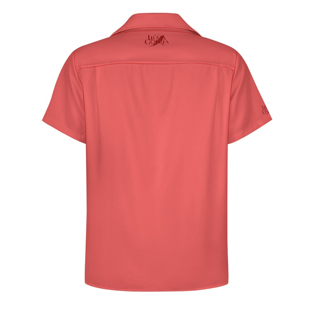Cuban collar shirt Inkedjoy   Luma Gorria vêtement