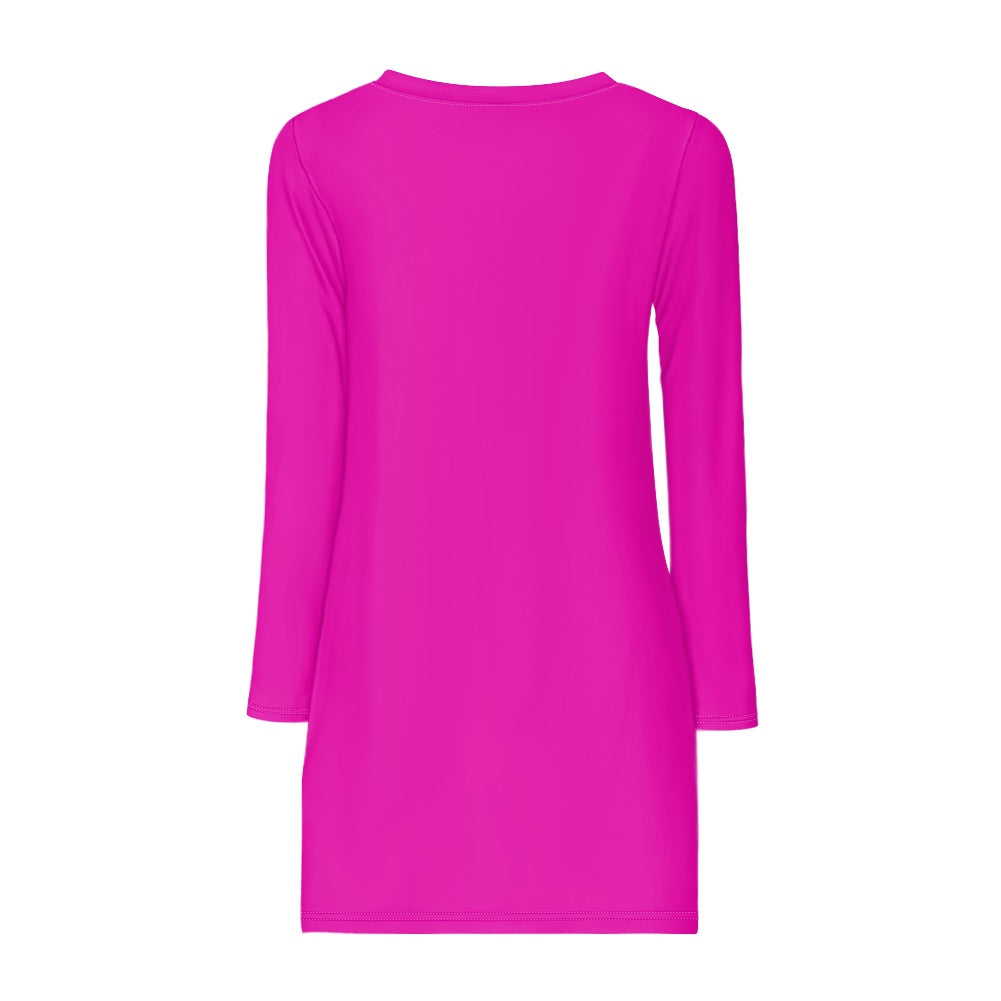 Robe slim femme – Manches longues, extensible et élégante Luma Gorria vêtement  Robe slim femme Luma Gorria vêtement