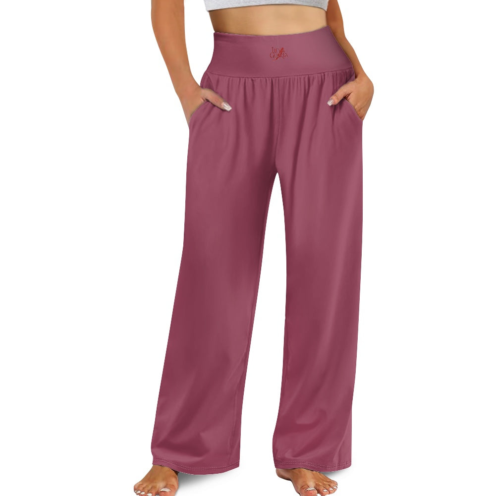 Pantalon large femme – Taille haute élastique et coupe fluide Luma Gorria vêtement 46.00 Pantalon homme Luma Gorria vêtement